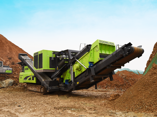 移动破碎筛分站 移动破碎筛分站